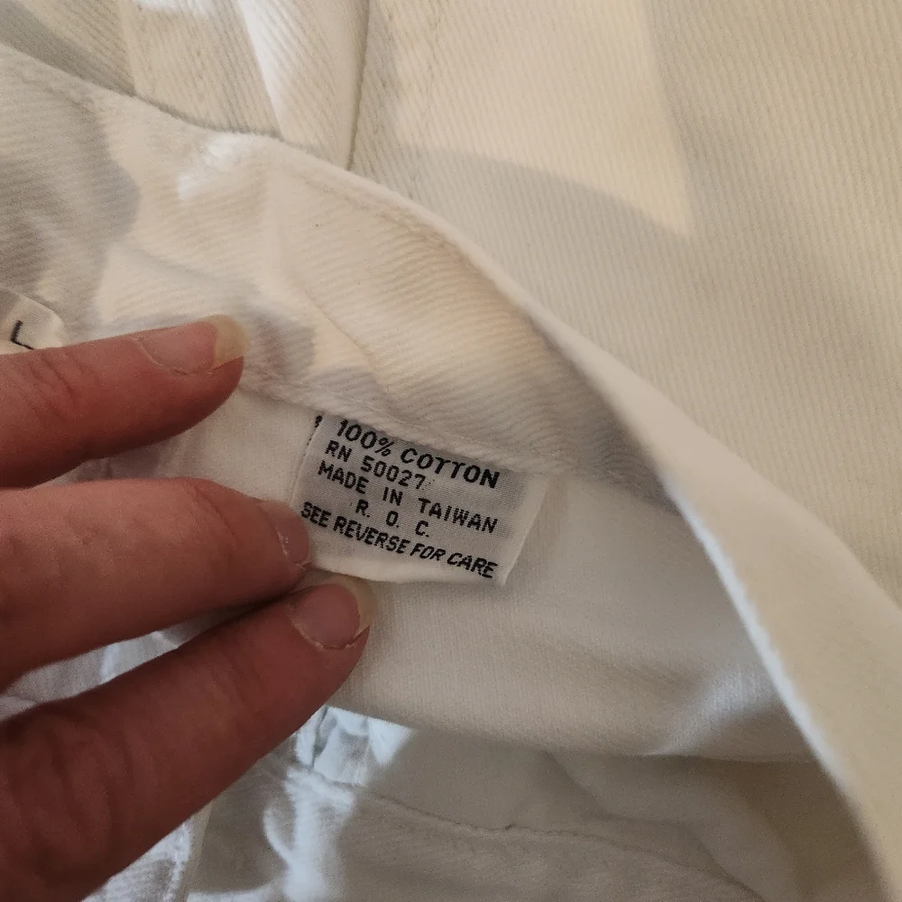 Vintage Rio by Stephen Mardon White Denim Mom Jeans Size 7‎